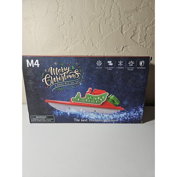 Merry Christmas 2.4 GHz R/C Jet Ski Remote Control Boat Toy - Picture 3 of 3